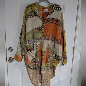 Kantha Bae Pareo Kantha Poetic Tunic
